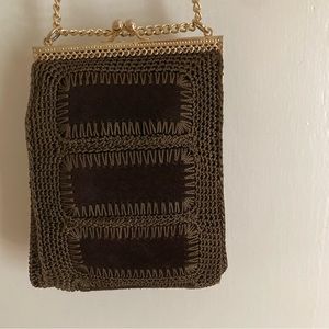 Vintage Brown Leather Bag Made in Italy by Solar Ltd